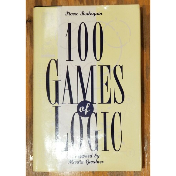 100 Games of Logic Pierre Berloquin 1995 Hardcover - Picture 1 of 5